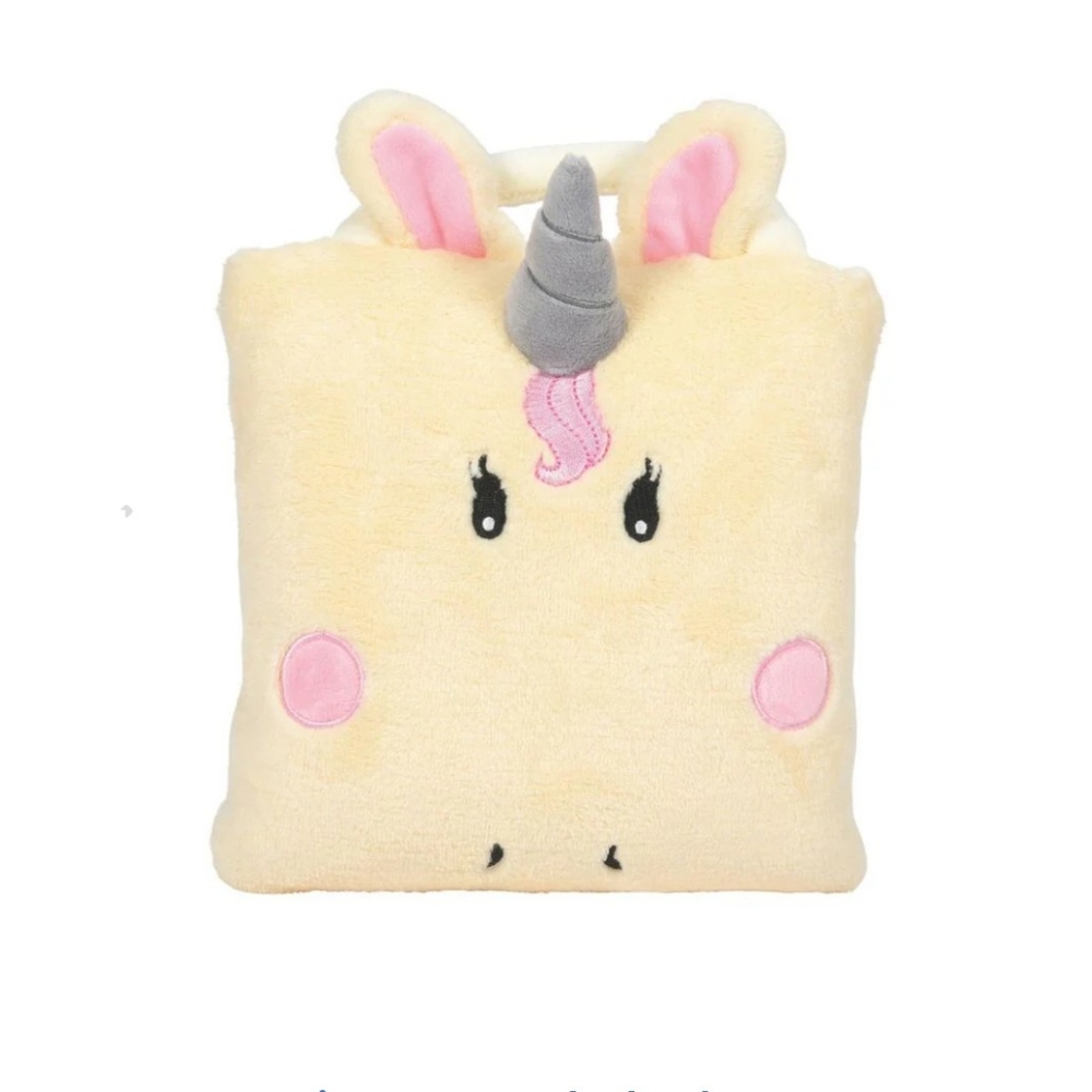 Unicorn Plush Pillow/ Blanket
